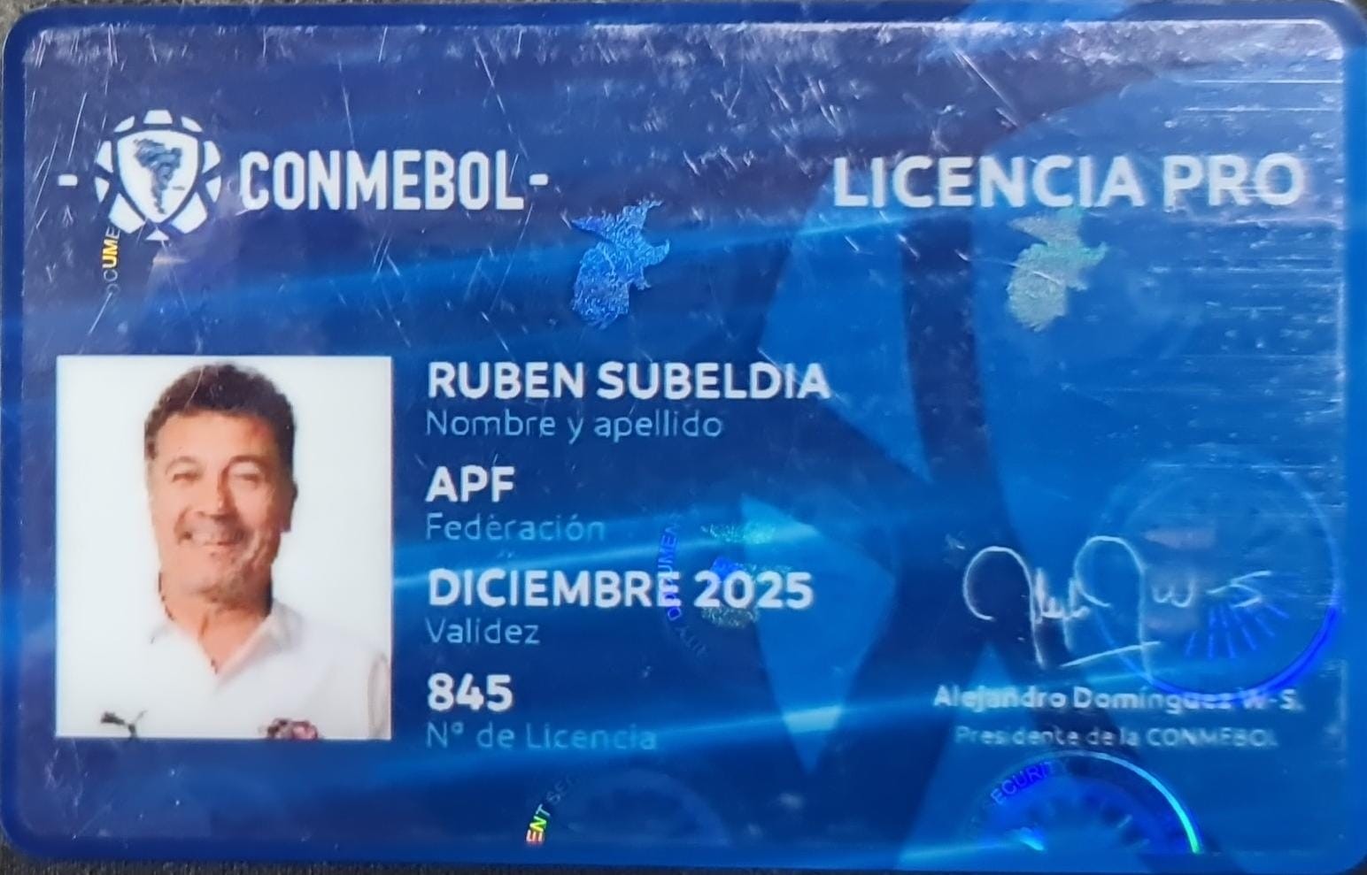 LICENCIA PRO CONMEBOL-FUTBOL CAMPO